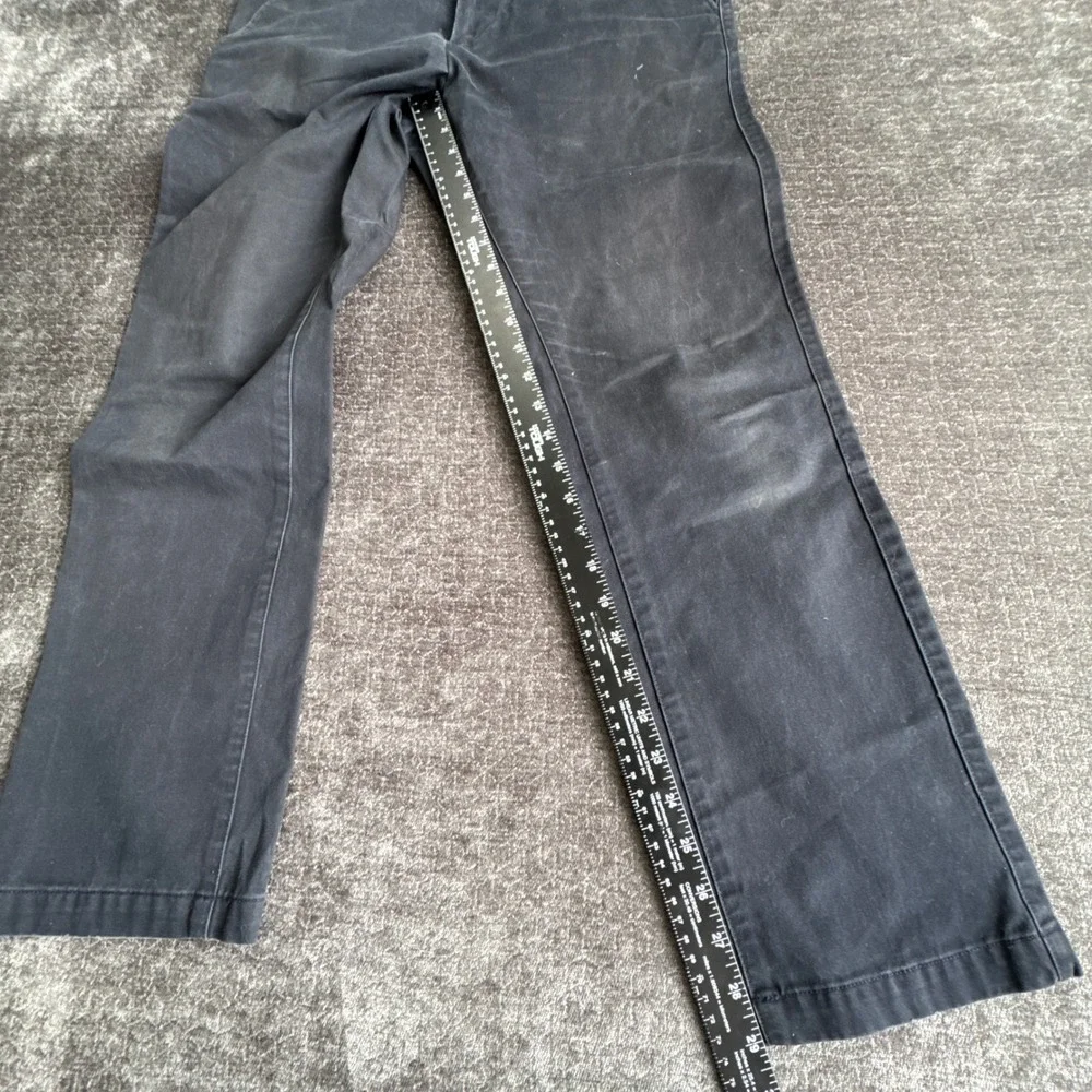 Banana Republic Kentfield Chino Pants Mens 30x30 Gray Cotton Straight Mid‎ Rise